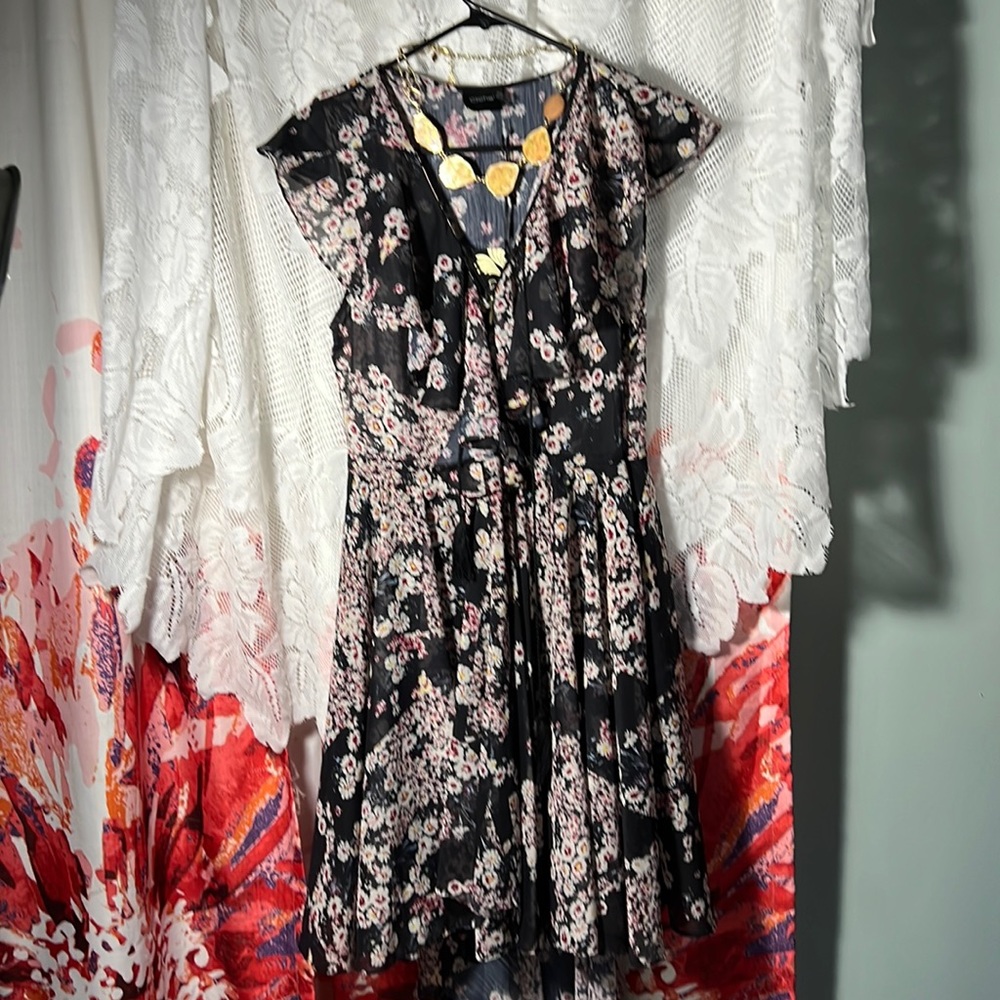 Floral bohemian dress
